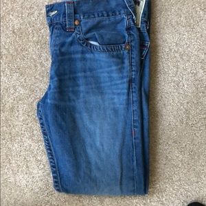 Men light true religion jeans